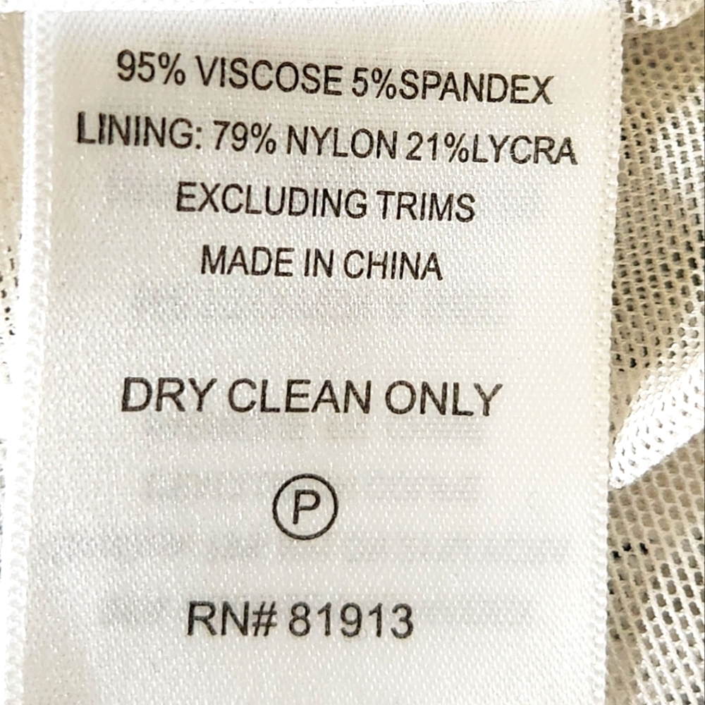 TRACY REESE Black & White Geometric Blouson Mini Dress - Size S - Picture 10 of 11